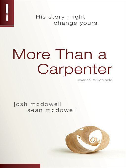 Title details for More Than a Carpenter by Josh McDowell - Wait list